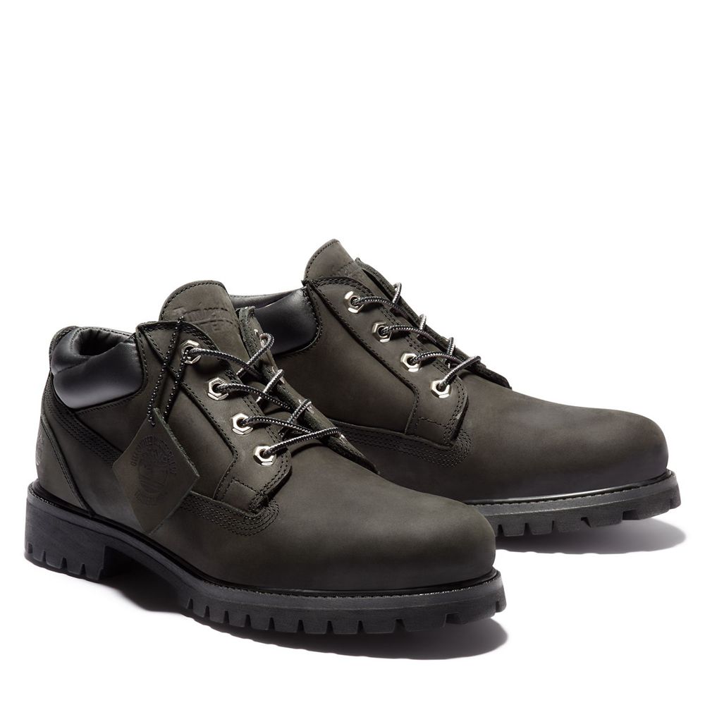 Bocanci De Zapada Timberland Barbati Negrii - Classic Oxford Waterproof - Romania - PRIDYE387